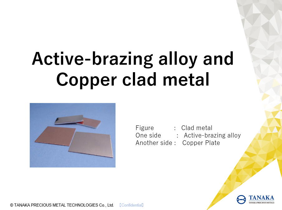 Active brazing alloy and copper clad material
