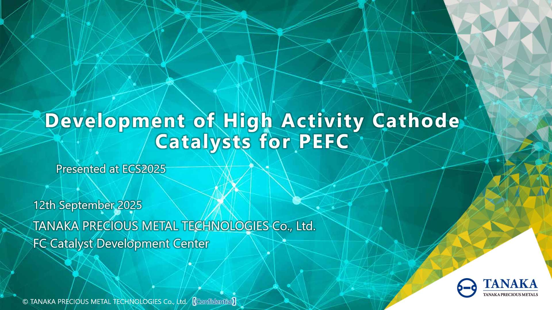 Development of High Activity Cathode Catalysts for PEFC